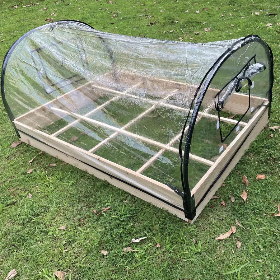 Frühbeet Gewächshaus Treibhaus Pflanztunnel Pflanzbeet P002 von terra-garten®