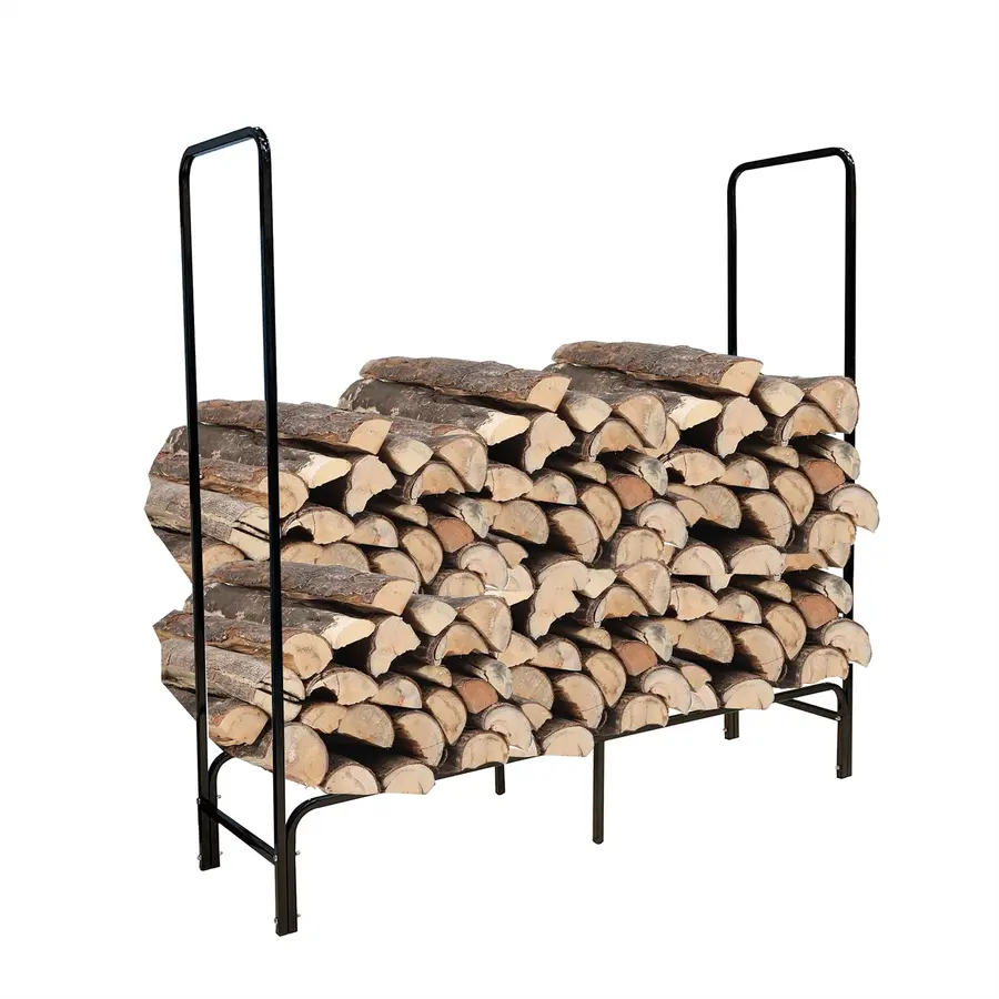 PURMAX - Kaminholzregal Brennholzregal Feuerholzregal Kaminholzhalter Stapelhilfe