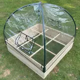 Frühbeet Gewächshaus Treibhaus Pflanztunnel Pflanzbeet P013 von terra-garten® – Ansicht 3