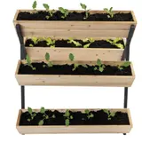 Hochbeet Pflanzkasten Blumenkasten Blumentreppe Kräuterbeet von terra-garten® – Ansicht 3
