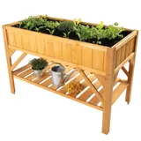 Hochbeet Pflanzkasten Blumenkasten Blumentreppe Kräuterbeet von terra-garten® – Ansicht 2