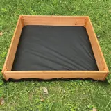 Sandkasten Spielplatz Kinder Torino 90 x 90 cm von terra-garten® – weergave 1