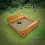 Sandkasten Spielplatz Kinder Plaza 115 x 125,5 cm von terra-garten® – Ansicht 1