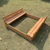 Sandkasten Spielplatz Kinder Plaza 115 x 125,5 cm von terra-garten® – Ansicht 3