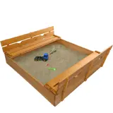 Sandkasten Spielplatz Kinder Plaza-S 97,5 x 106 cm von terra-garten® – Ansicht 2