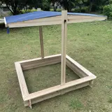 Sandkasten Spielplatz Kinder Ombra 126 x 118 cm von terra-garten® – Ansicht 1