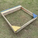 Sandkasten Spielplatz Kinder Semplice 102 x 96,5 cm von terra-garten® – vista 2