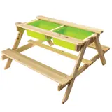 Sitzgruppe Spieltisch Spielplatz Kinder Sedute 90 x 86 cm von terra-garten® – vue 3