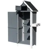 Gartenschrank aus FSC-zertifiziertem Holz - Perfekt für Balkon & Terrasse – vue 2