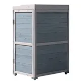 Kompakter Gartenschrank aus FSC-zertifiziertem Holz – Für Balkon & Terrasse – vista 3