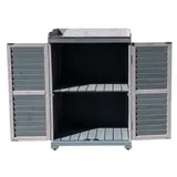Kompakter Gartenschrank aus FSC-zertifiziertem Holz – Für Balkon & Terrasse – vista 4
