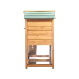 Kaninchenstall Kleintier Terasse Balkon mit 3 Schubladen Klopfer-Plus von Zoo-XXL – view 8