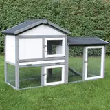 Kaninchenstall Klopfer grau/weiß – view 2