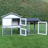 Kaninchenstall Klopfer grau/weiß – view 6