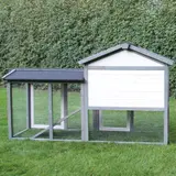 Kaninchenstall Klopfer grau/weiß – view 8