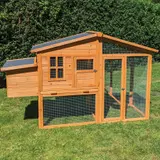 Hühnerhaus Liese -- mit PVC Welldach -- auch mit Extra-Auslauf – vue 17
