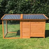 Hühnerhaus Paula mit PVC Welldach – weergave 22
