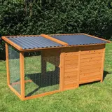 Hühnerhaus Paula mit PVC Welldach – weergave 5