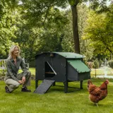 Nestera Hühnerhaus Hühnerstall Kleintierstall LODGE - L - – Ansicht 8
