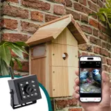 Gardenature Vogelhaus Vogelkasten mit WIFI KAMERA 4MP – Ansicht 1