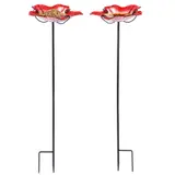 Summer Burst Vogelbad – Elegantes 2-Teile Set für Ihren Garten – view 2