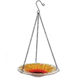 Sunshine Flowers Glas-Vogelbad – Ansicht 1