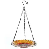 Sunshine Flowers Glas-Vogelbad – Ansicht 2