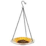 Sunshine Flowers Glas-Vogelbad – Ansicht 3