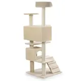 Katzenkratzbaum 132cm Kratzbaum Kletterbaum Spielbaum Sisal -- Sammy -- von zoo-xxl® – vista 5