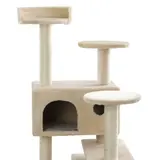 Katzenkratzbaum 132cm Kratzbaum Kletterbaum Spielbaum Sisal -- Sammy -- von zoo-xxl® – vista 6