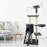 Katzenkratzbaum 142cm Kratzbaum Kletterbaum Spielbaum Sisal -- Simba -- von zoo-xxl® – vista 3